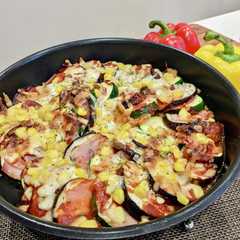 รูปของ 夏野菜のピザ風オーブン焼き