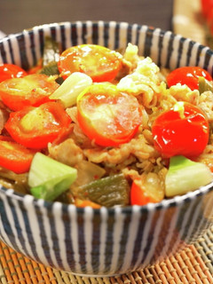 甘とまとのスタミナ丼【食遺産】-レシピのメイン写真