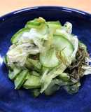きゅうりとおぼろ昆布の酢の物