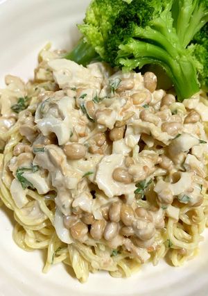 冷やし納豆マヨそば-レシピのメイン写真