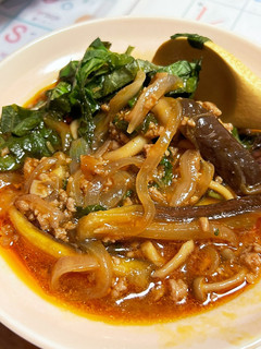 なすとひき肉のトマトソース炒め-レシピのメイン写真