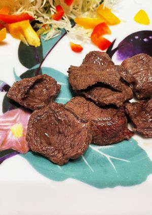 【ジビエ 】熊肉シンプルステーキ-レシピのメイン写真