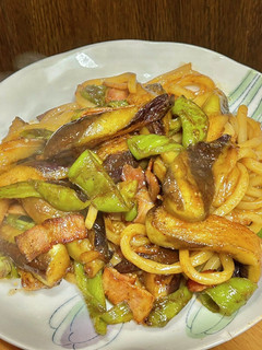 茄子の焼きうどん-レシピのメイン写真