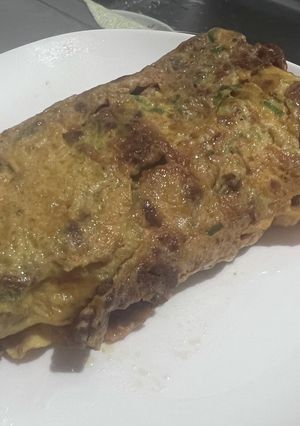 肉味噌入り玉子焼き-レシピのメイン写真