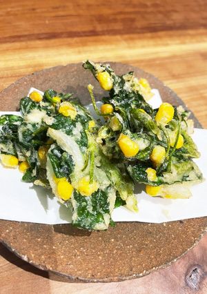 空芯菜のかき揚げ-レシピのメイン写真