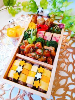 女子学生のお弁当(2023.8.25)-レシピのメイン写真