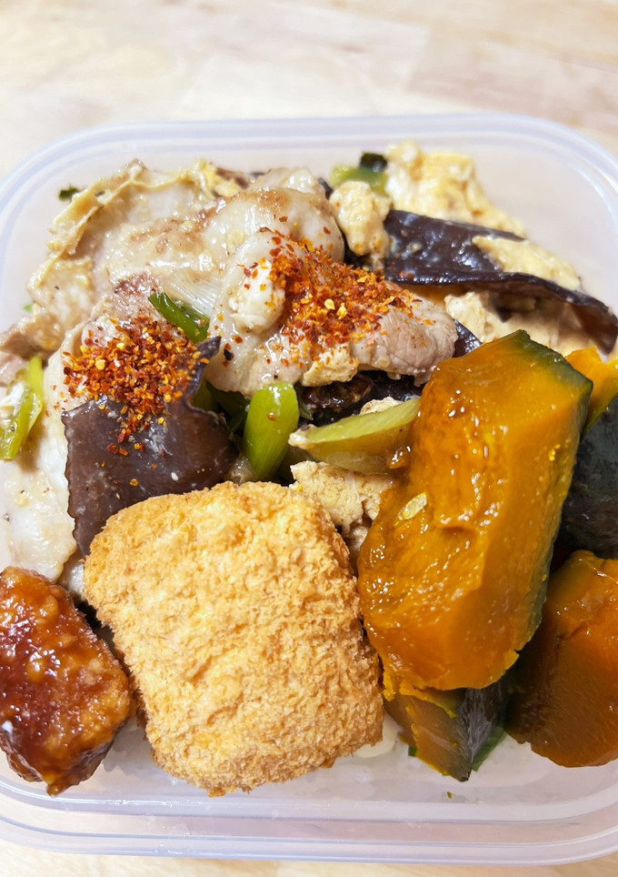 ふわふわ玉子の豚肉とキクラゲ炒め丼☆弁当-レシピのメイン写真