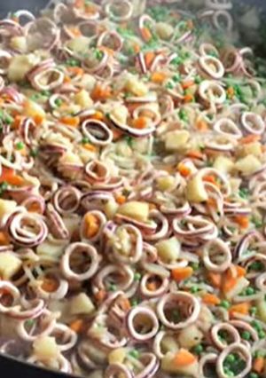 【学校給食】いかじゃが-レシピのメイン写真