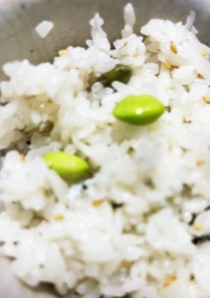 枝豆としらすの混ぜご飯-レシピのメイン写真