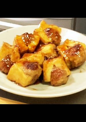 コロンと可愛い！厚揚げの肉サンド-レシピのメイン写真