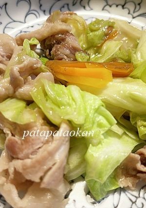 キャベツと豚肉のあんかけ-レシピのメイン写真