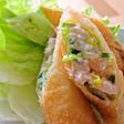 ポロねぎとエビのサクサク春巻き