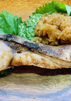 はまち切り身の塩焼き!!-レシピのメイン写真