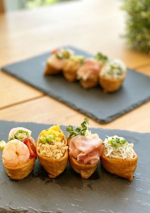 おもてなしに★彩りオープンいなり-レシピのメイン写真