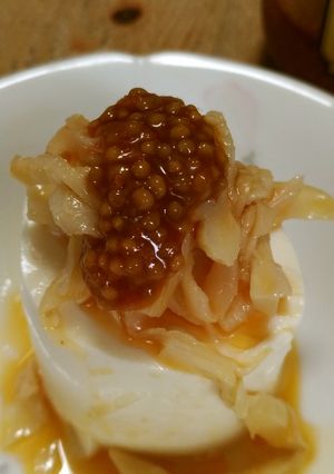 穂先メンマブラック冷ややっこ-レシピのメイン写真