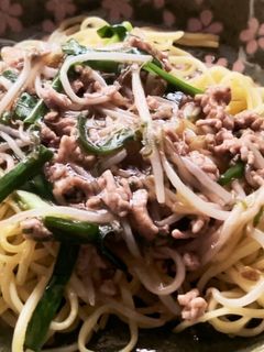 ニラとひき肉のあんかけ焼きそば-レシピのメイン写真