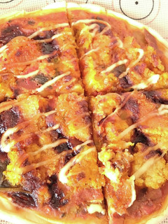 残りカレーでコロッケピザ♪-レシピのメイン写真