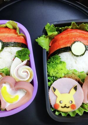 モンスターボール弁当-レシピのメイン写真