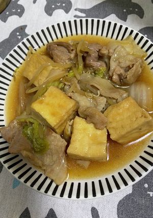 豚肉と厚揚げの甘辛煮-レシピのメイン写真