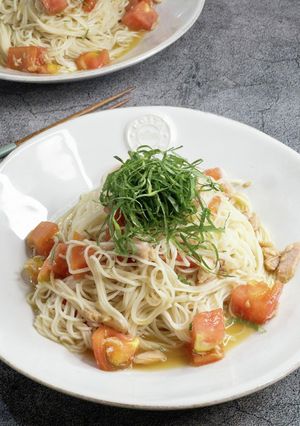 トマトとツナの冷たいそうめん-レシピのメイン写真