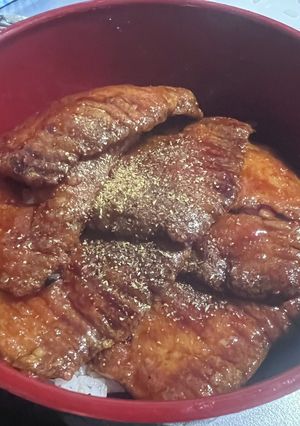 はんぺんと豆腐で作るフェイク鰻丼-レシピのメイン写真