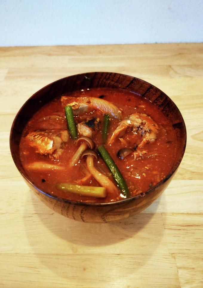 さば缶とトマトジュースの具だくさん味噌汁-レシピのメイン写真