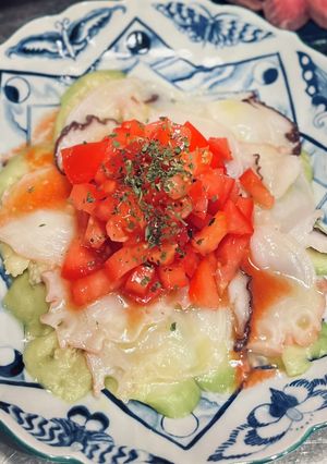 水だこと夏野菜のマリネ-レシピのメイン写真