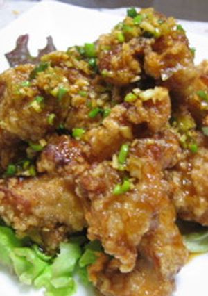 油淋鶏　～鶏のから揚げ香味ソースかけ～　-レシピのメイン写真