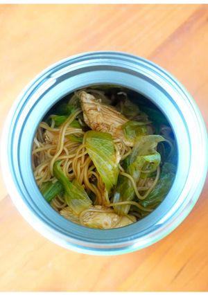 茹でレタスとささみのピリ辛ダレそうめん-レシピのメイン写真