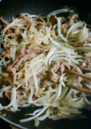 牛肉のモヤシ炒め～柚子コショウ風味-レシピのメイン写真