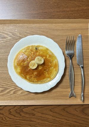 バナナパンケーキ-レシピのメイン写真