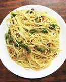 きのこ三昧胡麻ネギスパゲッティー