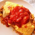 チーズオムライス~トマトソースがけ~