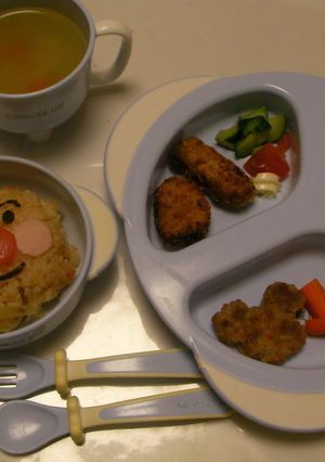 ２歳のバースデープレート♪-レシピのメイン写真