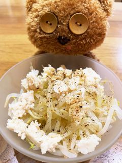 レンジで3分!もやしサラダ-レシピのメイン写真