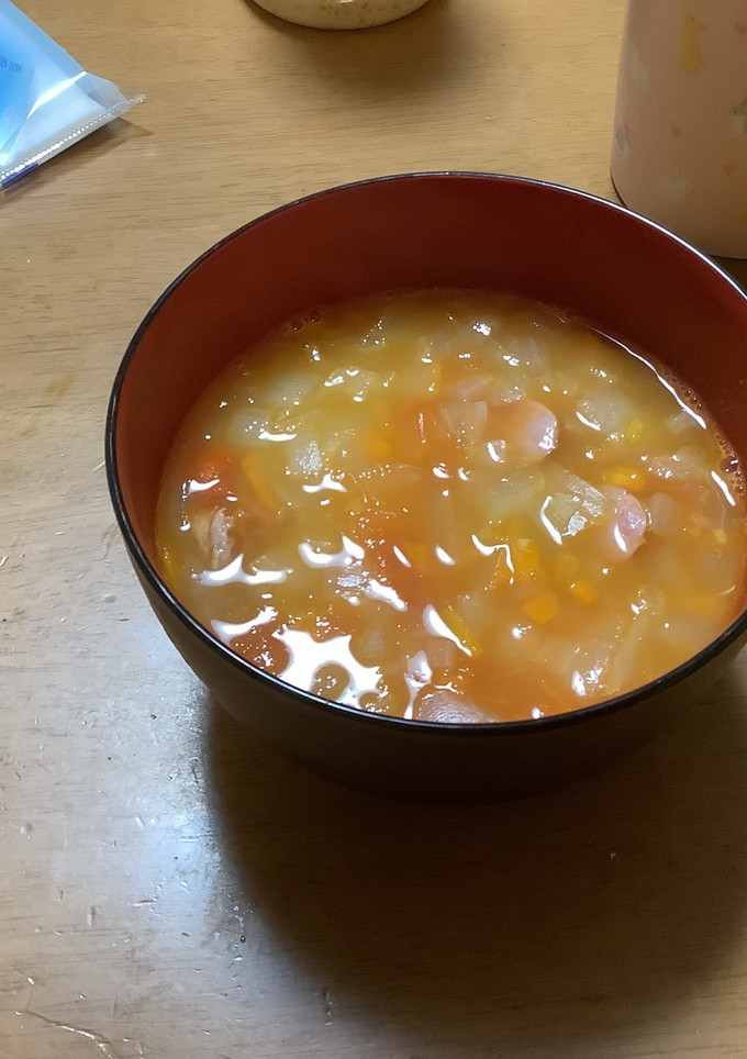 トマトと玉ねぎのスープ-レシピのメイン写真