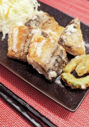 ザクザク美味しい！塩サバの竜田揚げ-レシピのメイン写真