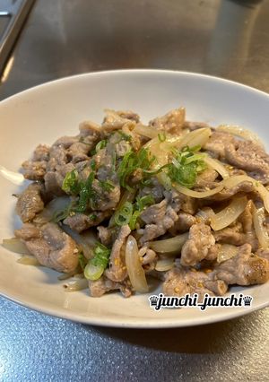 ♡豚こま肉の海水焼き♡-レシピのメイン写真