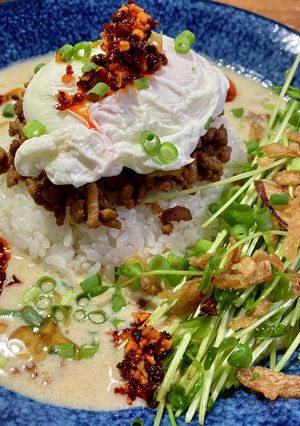 豆乳ごまダレ坦々ご飯-レシピのメイン写真