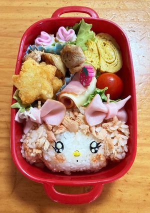 マイメロちゃん♡キャラ弁-レシピのメイン写真