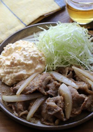 豚の生姜焼き♪タルタルソース添え-レシピのメイン写真