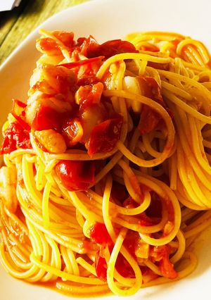 シンプルにトマトだけパスタ-レシピのメイン写真