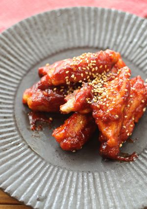 鶏手羽中ヤンニョムチキン-レシピのメイン写真
