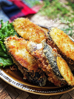 茄子のベーコンチーズフライ-レシピのメイン写真
