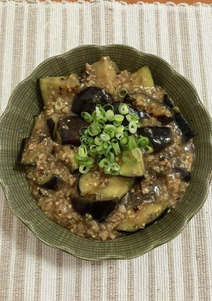 なすの肉味噌あんかけ-レシピのメイン写真