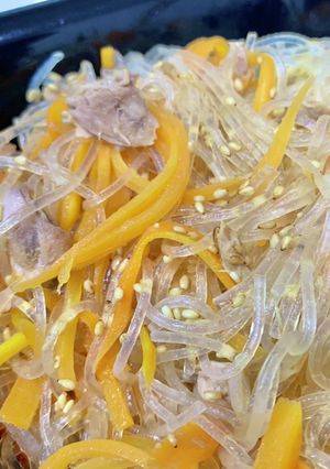 にんじんと春雨のツナ醤油炒め-レシピのメイン写真