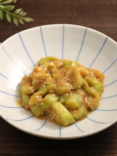 レンジで簡単!なすの甘味噌和え-レシピのメイン写真
