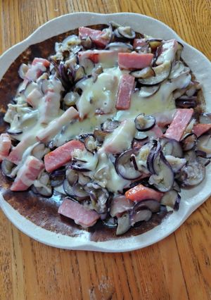 ナスとハムのチーズ焼き-レシピのメイン写真