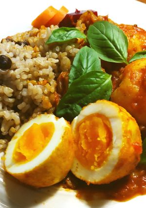 白身の食感が不思議　ゆで卵の素揚げ　-レシピのメイン写真