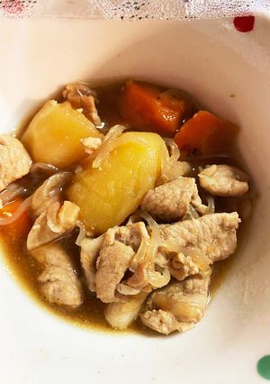 肉じゃが（覚え書き）　4で覚える-レシピのメイン写真
